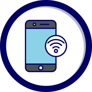 wifi vektör simgesi modern basit illüstrasyon 