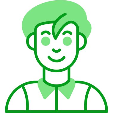 Bowler simgesi vektör illüstrasyonu