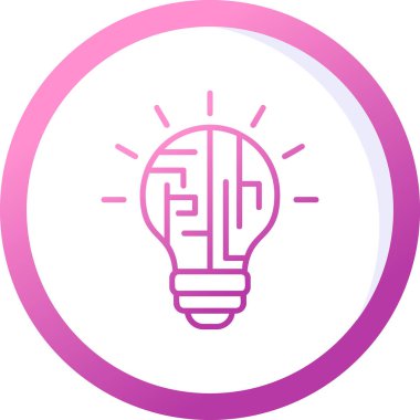 yaratıcı Mantık simgesi vektör çizimi