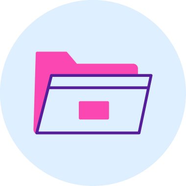 Dosya. Web simgesi basit illüstrasyon 