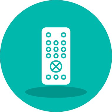 Uzaktan kumanda simge vektör çizim