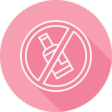 Alkol işareti simgesi çizimi yok