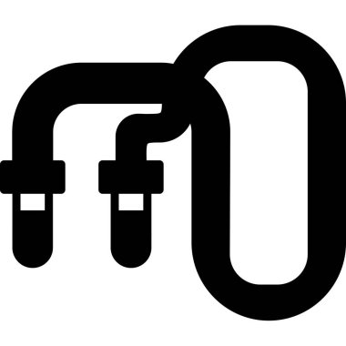 Halat düzlüğü simgesi, vektör illüstrasyonu 