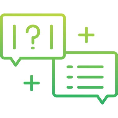 Quiz web simgesi vektör illüstrasyonu