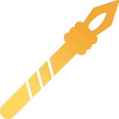 Mızrak simgesi vektör illüstrasyonu