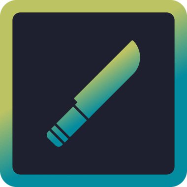 Bıçak. Web simgesi basit illüstrasyon 