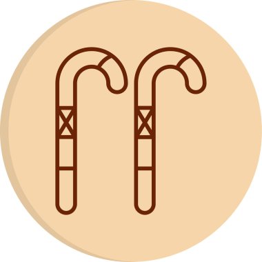 vector illustration of Sticks icon