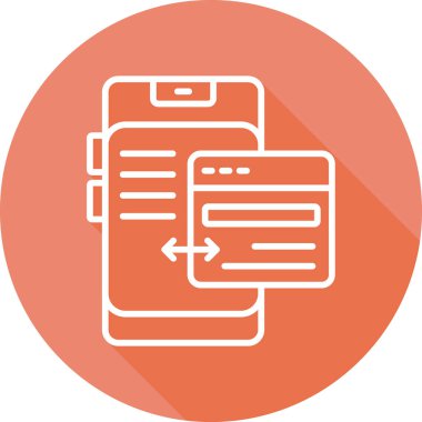 Web simgesi vektör illüstrasyonunu transfer et 