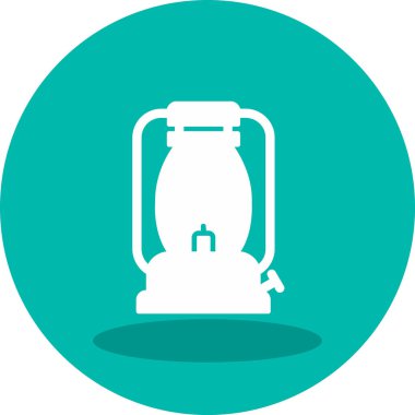 Gaz Lambası simgesinin vektör illüstrasyonu