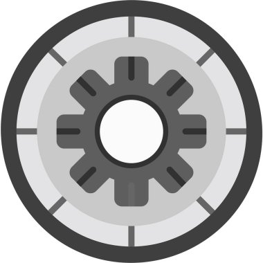 Görev yerine getirilen simge vektör illüstrasyonu         