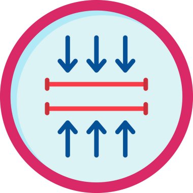 Zayıf. Web simgesi vektör illüstrasyonu