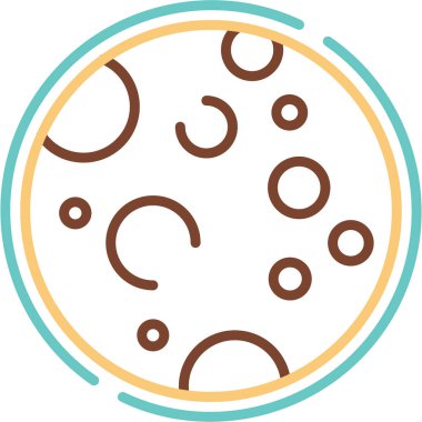 Dolunay simgesi, vektör illüstrasyonu