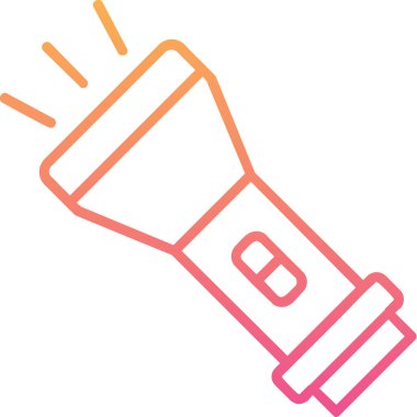 el feneri. Web simgesi basit illüstrasyon