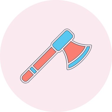 Balta ağ simgesi, vektör illüstrasyonu 