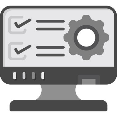 Web simgesi basit illüstrasyon ayarlanıyor