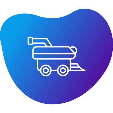 Hasat web simgesi, vektör illüstrasyonu