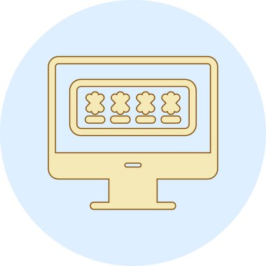 password web icon vector illustration 
