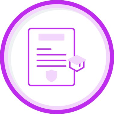 Eğitimin vektör illüstrasyonu modern simge 