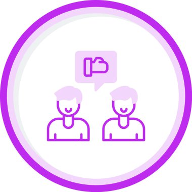 Takım beyin fırtınası fikirleri simgesi, vektör illüstrasyonu basit tasarım