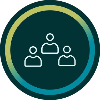Adaylar web simgesi vektör illüstrasyonu 