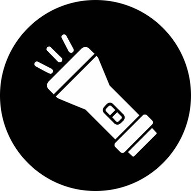 el feneri. Web simgesi basit illüstrasyon