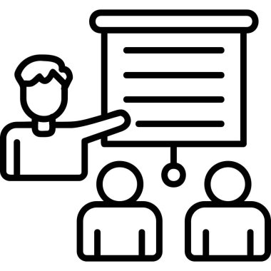 Simge vektör illüstrasyonu çalıştırılıyor