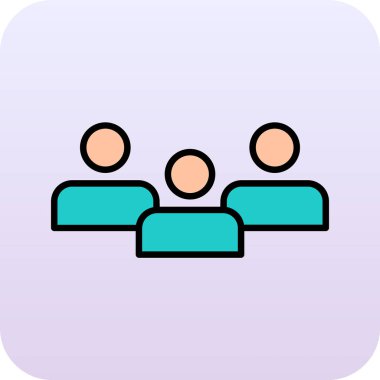 Seyirci Web simgesi vektör illüstrasyonu