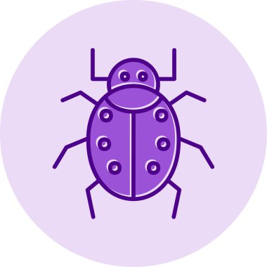 Böcek. Web simgesi basit illüstrasyon 