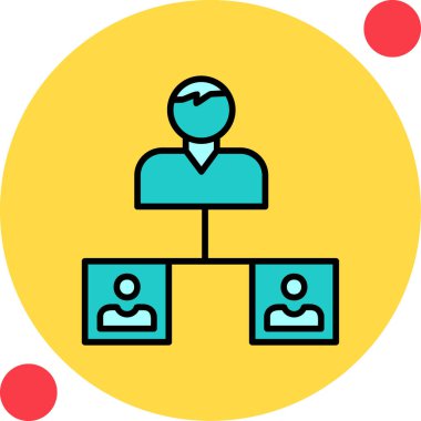 ağ bağlantısı simgesi ana hat biçiminde 