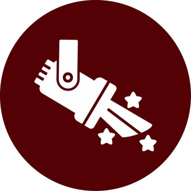 Spotlight simgesi, web basit illüstrasyon