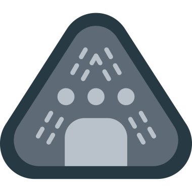 Onigiri simgesinin basit web çizimi