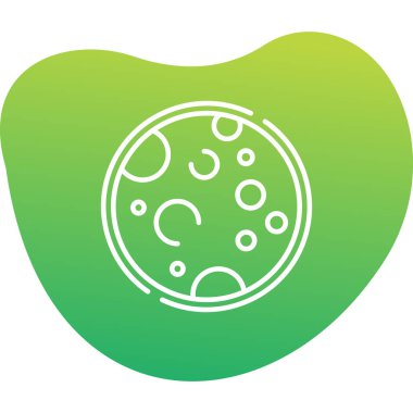 Dolunay simgesi, vektör illüstrasyonu