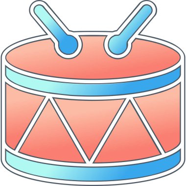 Web simgesi davul, illüstrasyon vektör 