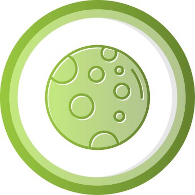 Dolunay simgesi, vektör illüstrasyonu