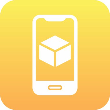 Görüntüde Artırılmış Gerçeklik simgesine sahip akıllı telefon 