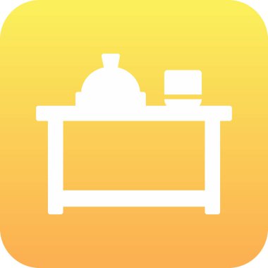 Mutfak ikonu. yemek illüstrasyonu 