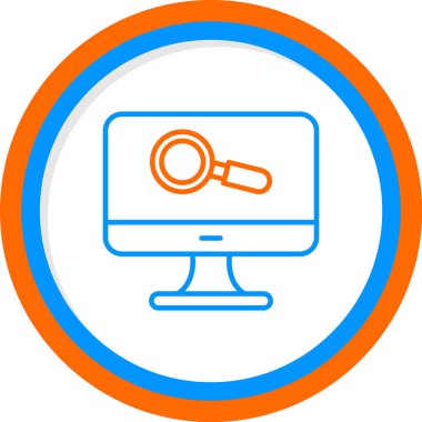 seo modern simgesinin vektör illüstrasyonu         