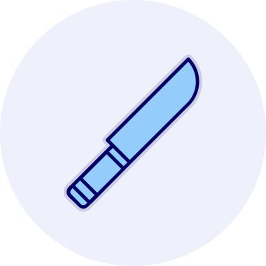 Bıçak. Web simgesi basit illüstrasyon 