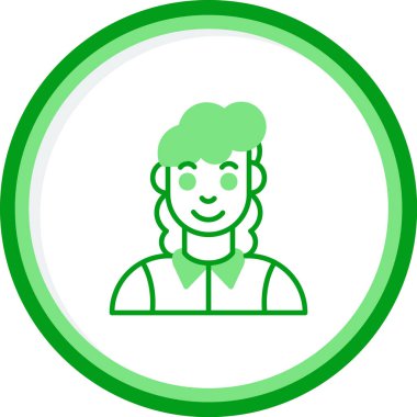 Bowler simgesi vektör illüstrasyonu