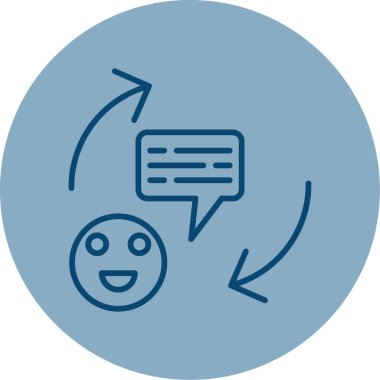 Geribildirim simgesi vektör yanılsaması