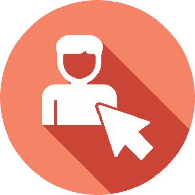 Seçili web simgesi vektör illüstrasyonu