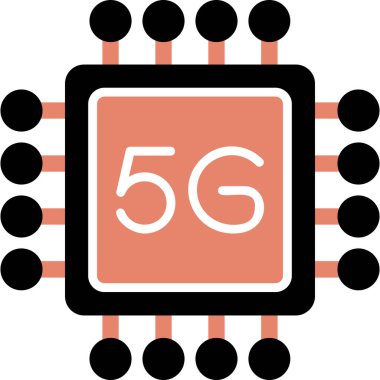 cpu icon, vector illustration simple design