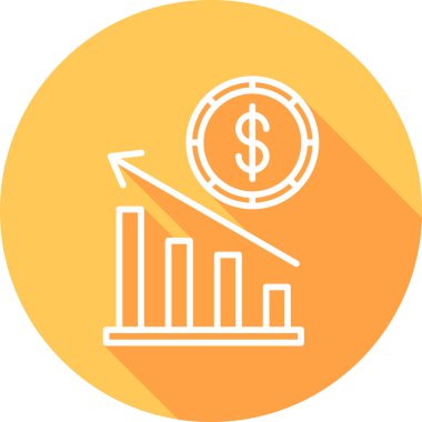 Ekonomi simgesi modern basit illüstrasyon 