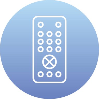 Uzaktan kumanda simge vektör çizim