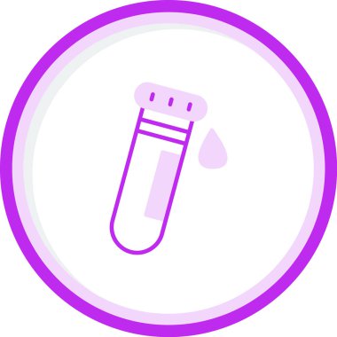 kan testi ikonu vektör illüstrasyonu         