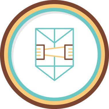 Prizma. Web simgesi basit illüstrasyon                 