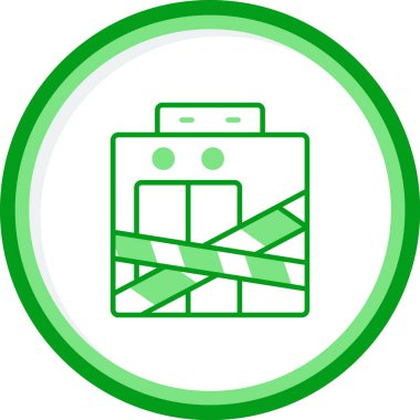 Asansör web simgesi, vektör illüstrasyonu