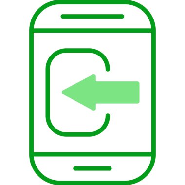 Akıllı Telefon web simgesi basit illüstrasyonunu kontrol et