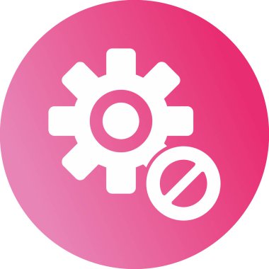 Blok simgesinin vektör illüstrasyonu