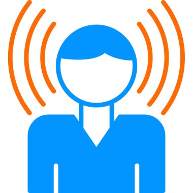 Farkındalık simgesi. Web simgesi vektör illüstrasyonu